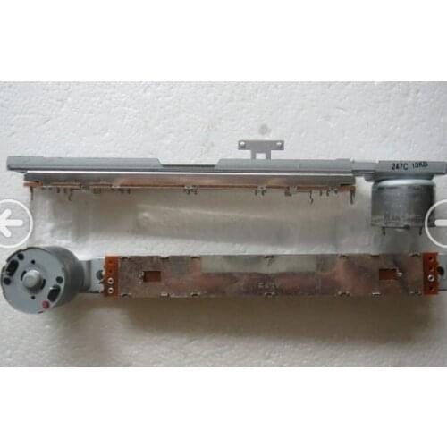 [VK] Japan ALPS B10K 170MM 10KB potentiometer with motor straight slider T shaft 8MM 3 foot switch