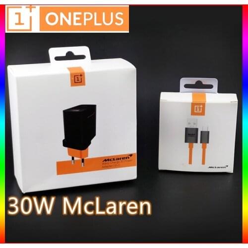 Original Mclaren OnePlus 7T Pro Warp Charger 5V=6A EU Wall Warp30 Dash Charge Power adapter for 1+ 6 6T 7 7T pro 8 8T Pro Phone