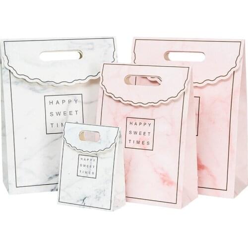 10PCS Wholesale lash box Packaging Creative Mini Marble Gift Bag for Party Chocolate Paper Package/Wedding Favours candy Boxes