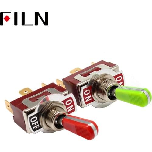 16A250VAC ON/OFF ON/ON 2 Position Heavy Duty 6.3mm quick faston terminal car auto big Toggle Switch