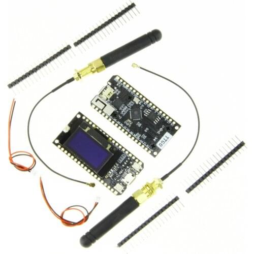 2pcs TTGO LORA32 Lora 868Mhz ESP32 OLED 0.96 Inch Blue Display Bluetooth WIFI ESP-32 Board Module with Antenna