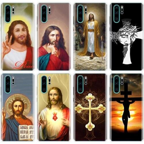 Jesus Christ God bless you Customer Phone Case For Huawei P40 P30 P20 P10 Mate 20 30 10 P Smart Z + Plus Lite Pro Fashion Cover