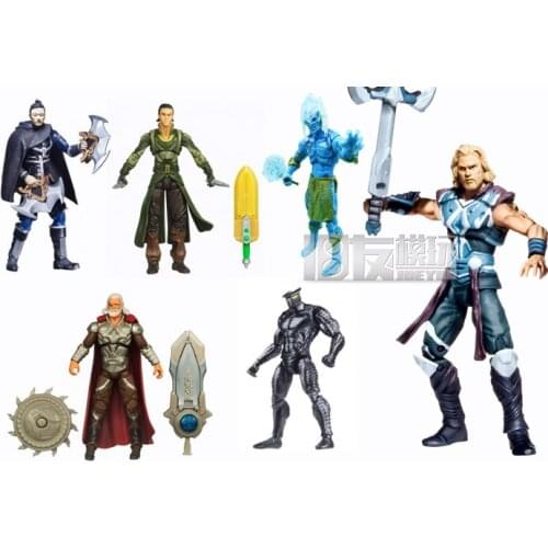 Hasbro Genuine MARVEL Comic Thor Loki Odin Frost Giant Joints Movable Action Figure Model Ornament Toys Children Gifts