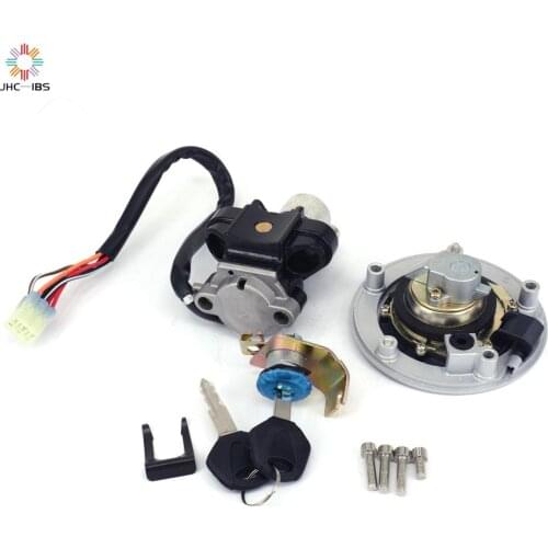 Motorcycle Ignition Switch Lock Set Gas Tank Cap Key Seat For SUZUKI GSF650 GSX 650 1200 GSXR DL V-Strom SFV SV 600 750 1000