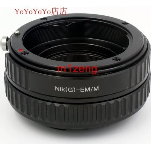 N/G-EOSM macro Focusing Helicoid Adapter Ring for NIKON G/D/F Lens to canon ef-m EOSM/M2/M3/M5/m6/M10/m50 mirrorless camera