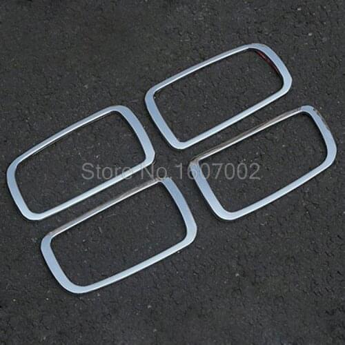 For Mitsubishi Outlander 2013 2014 ABS Chrome Inner Door Handle Frame Cover Trim Decoration Accessories