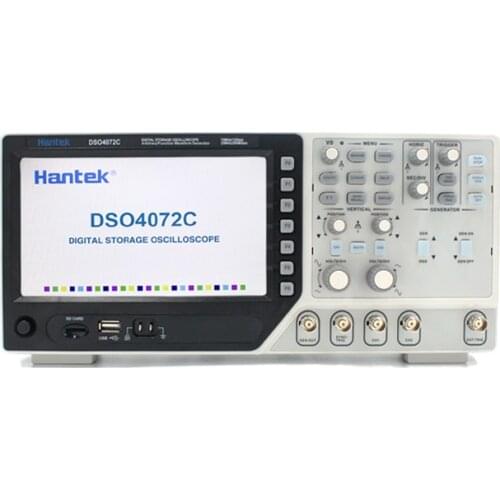 Hantek DSO4072C USB Oscilloscopes Digital Portatil 2Channels 70MHz Handheld Osciloscopio +1 Channel Arbitrary/Function Waveform
