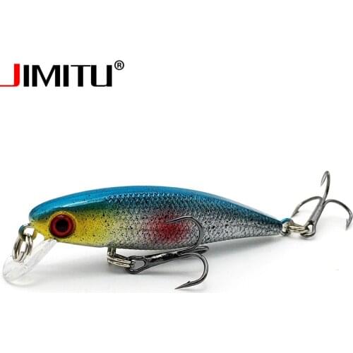 JIMITU Jigging Minnow 65mm 4.2g wobler Sinking Fishing Lure Japan Carp Bass Crankbait artificial pesca Hard Bait Fising Tackle