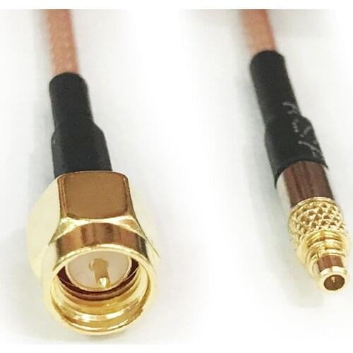 10pcs SMA Male to MMCX Male Straight Connector RF Pigtail Cable RG316 10/15/20/30/50cm 1/2/3m