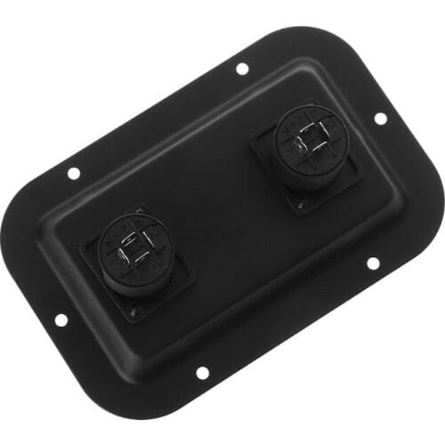 YYDS Jack Plate Socket Junction Box Clip Guitar Dual Large for SpeakOn PA Speaker Cabinets