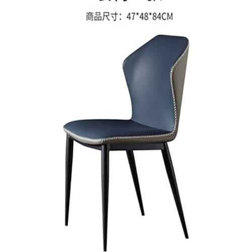 Bright rock slab dining table home modern minimalist light luxury rectangular dining table Nordic marble dining table and chair