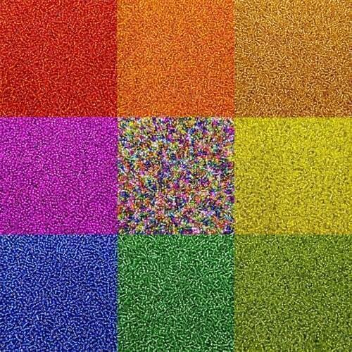 High-quality Jewelry Making New For DIY Bracelet Necklace 15 Colors Loose Beads Glass Bead 1000PCS/Pack