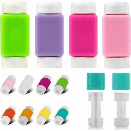 100pcs/lot Digital Charger Data Cable Saver Protector Cord Use for Phone 5S 6 6s 6 Plus 6s Plus Charging Cable Winder protect