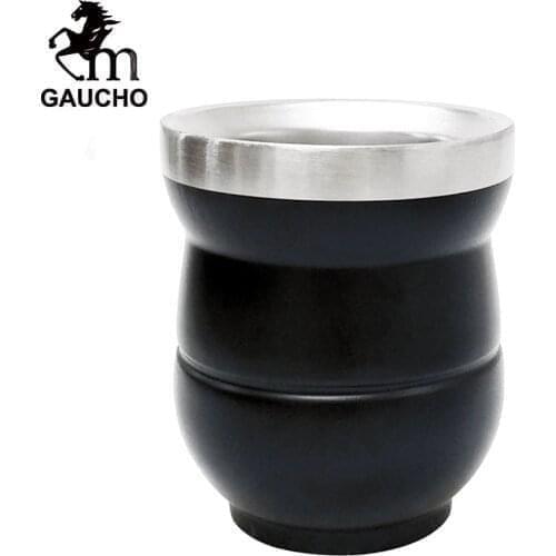 120 PCS/Lot Gaucho Yerba Mate Gourds 150 ML Stainless Calabash Cups Tea Infuser Heat Insulated Is Suitable Children And Lady