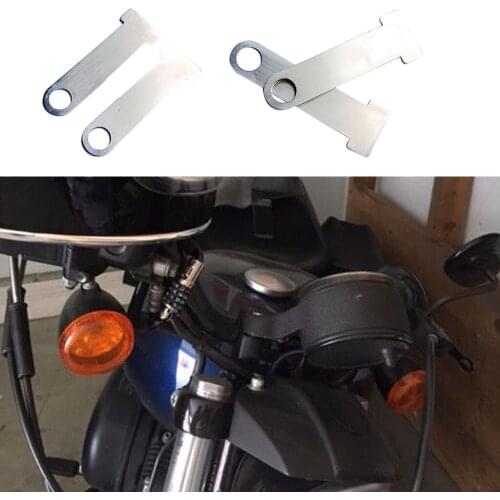 2X Motorbike Open Face Helmet Lock for Quick Release Buckle Fastener Silver