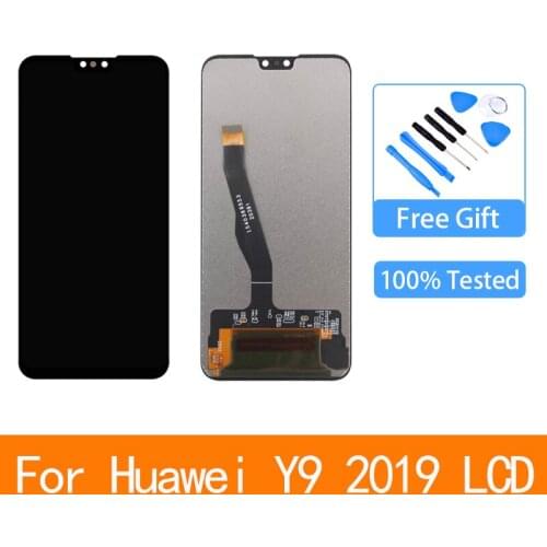2340*1080 10-Touch Original LCD For HUAWEI Y9 2019 Lcd With Frame Display Screen For HUAWEI Y9 2019 Screen JKM-LX1 JKM-LX2 LX3