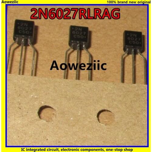 5Pcs/Lot 2N6027RLRAG 2N6027G 2N6027 6027 TO-92 Programmable transistor New Original Product