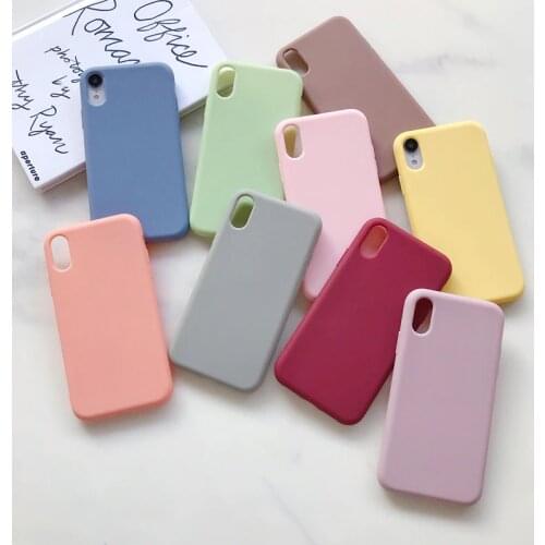 Candy Color Case for Xiaomi Mi A2 Lite A1 A2 A3 Mi 8 Mi9 SE Xiaomi Mi 6 8 9 10 lite Play MiX 2 2S MAX 3 Note 3 silicone Case
