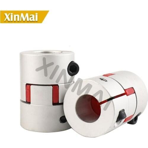 D40L55 spider flexible motor coupler aluminium flexible jaw coupling 5x8mm 3mm 4mm 5mm 6mm 6.35mm 7mm 10mm