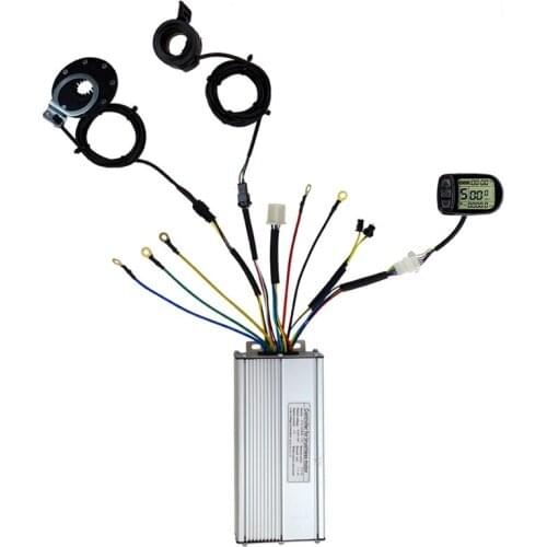 36V/48V 1000W 30A Electric Bicycle Sine Wave Controller KT LCD5 Display&Thumb Throttle and Sensor SM Accessories