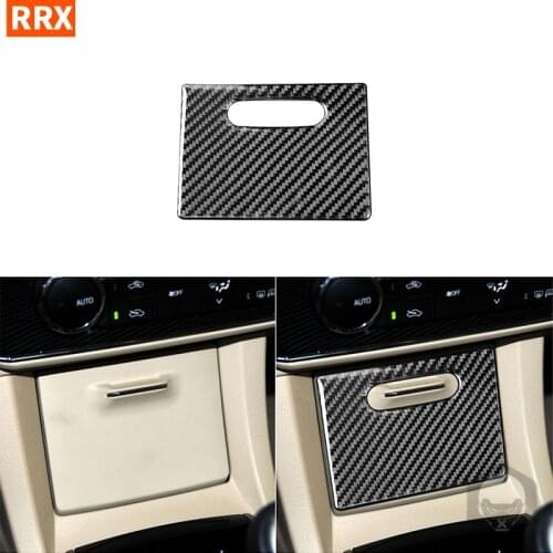 For Toyota Corolla Levin 2014 2015 2016 2017 2018 Carbon Fiber Central Car Cigarette Lighter Panel Cover Stickers Accessories
