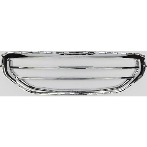 Front Bumper Grill Frame Grille for Peugeot 3008 2015-2016 Car Accessories Chrome Exterior