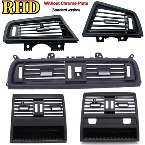 RHD Front Row Center/Left/Right/Rear For BMW 5 Series F10 F11 Car Air Conditioner Air Vent Grille A/C Wind Outlet Panel Cover