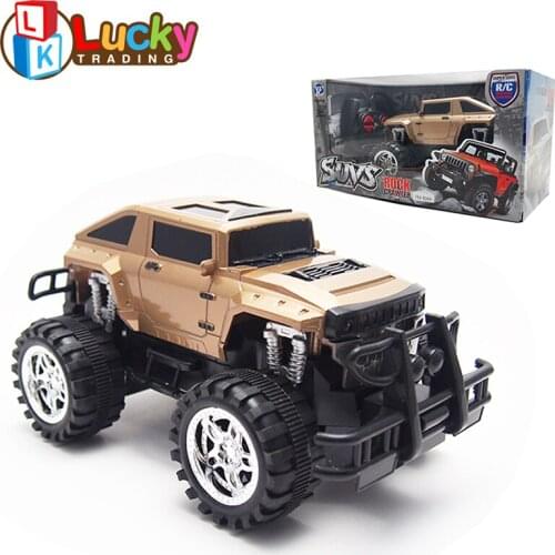 High Speed Cool 1:18 4 Wheels Armored Vehicle Radio Control Cars Buggy Toys with Forward Light Climbing RC Car for Kids Children