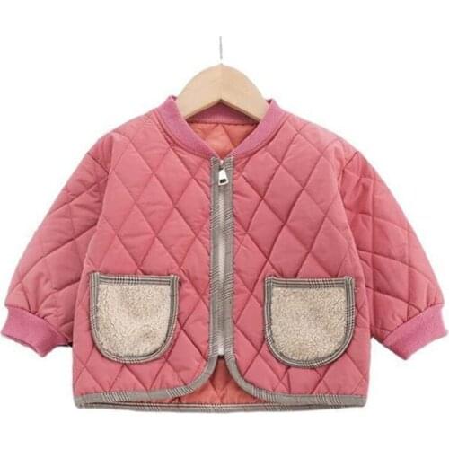 2020 Baby Girl Winter Clothes New Children Clothing Jackets Kids Clothes Boys Baby Solid Color Padded Tops For Children Outing