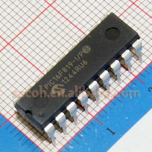 5PCS/lot New OriginaI PIC16F819-I/P or PIC16F819-E/P PIC16F819 DIP-18 Enhanced Flash Microcontrollers integrated circuit
