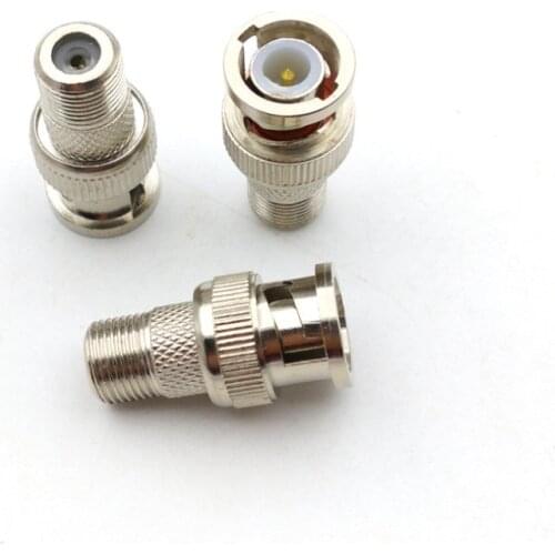 10pcs F type Female to BNC Male RF Coax Connectors CCTV RG6 RG59