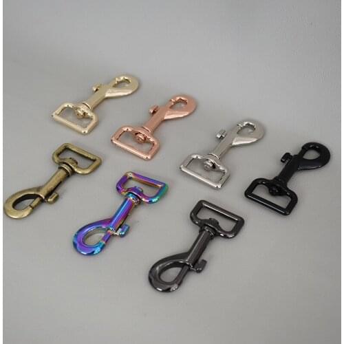 10pcs Swivel Lobster Clasps metal dog slasp hook buckle durable hardware for 25mm webbing Zinc Alloy diy dog leash parts