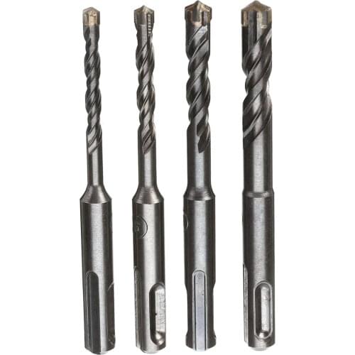 110mm 5/6/8/10mm Crosshead Drill Bit Twist Drill Bit SDS Plus Masonry Spiral Hammer Percussive Drill Bits Metal Drilling Tool