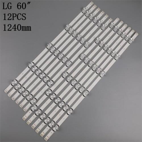 12PCS new 5+6LED STRIP 6916L-1720A 6916L-1721A for innotek DRT 3.0 60" 60GB6580 60LB6300 6091L-2655C HC600DUF-VHHS2-11XX