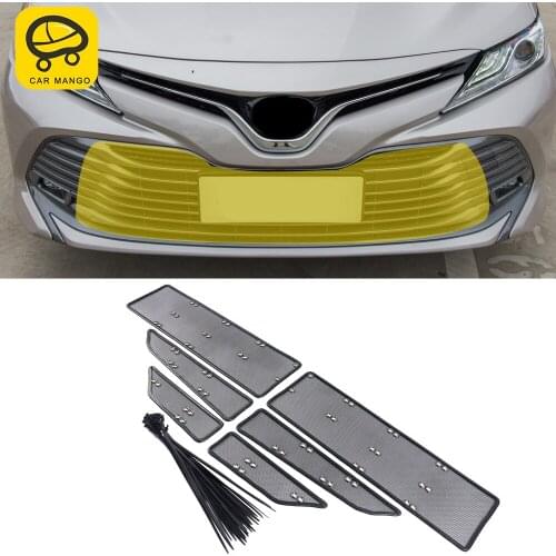 CarMango Car Accessories Front Grille Insert Net Anti-insect Dust Rat Garbage Proof Inner Cover for Toyota Camry XV70 2017-2020