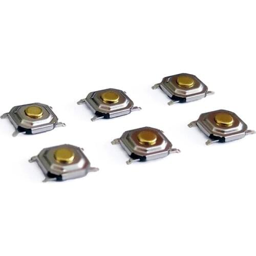 Free shipping 100PCS 4*4*1.5mm Light touch switch SMD4 waterproof ON/OFF Touch button Touch micro switch 4*4*1.5 keys button SM