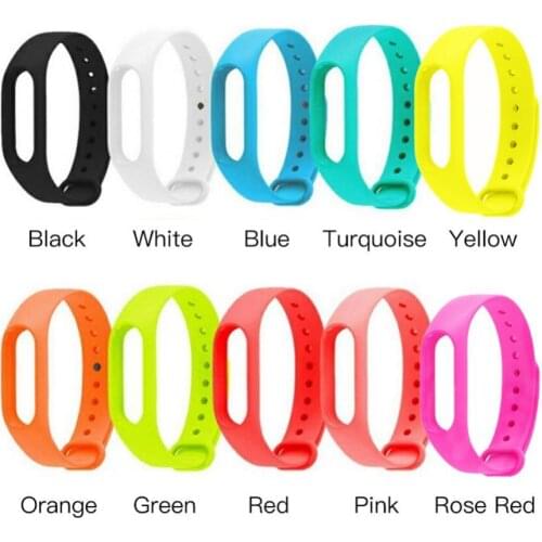 Colorful Strap for Xiaomi M2/M3 Wristband Smart Watch Replacement Adjustable Wear Soft Silicone Watch Band Wrist Smart Bracelet