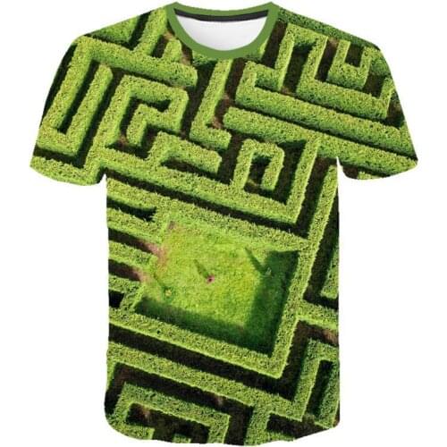 Summer Plant Print graphic t shirts Personality Interesting fashion mens t-shirts Casual Hip Hop Harajuku short sleeve t-shirts