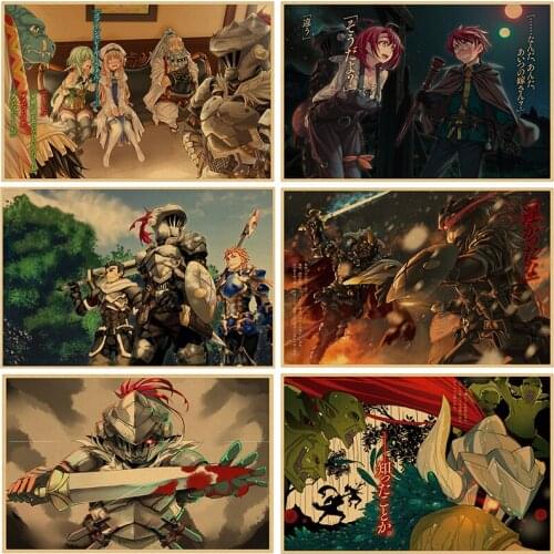 Goblin Slayer Anime Kraft Paper Poster Decorative Painting Wall Stickers