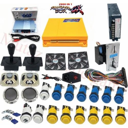 2Player 2800 IN 1 Pandora CX 2800 in Arcade game console kit with happ style Joystick&Button Jamma Version Pandora Kit