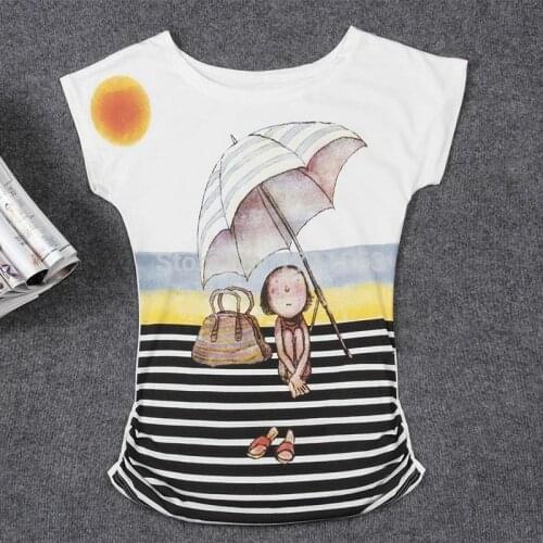 2020 Top Selling Womens Clothes Fashion Vintage Spring Summer Short Sleeve Animal Printed Girls Cotton Female Women T-shirt