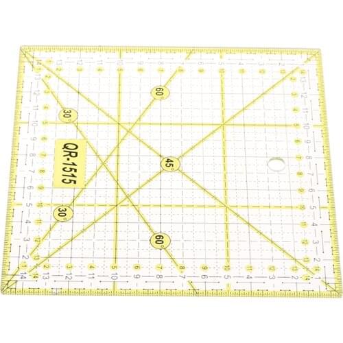 DIY Sewing Ruler Sewing Quilting Tool Square Patchwork Cutting Sewing Machine