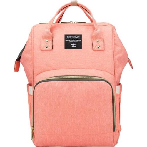 Waterproof Large Capacity Baby Maternity Backpack Nursing Nappy Diaper Bag for Stroller Mummy Baby Travel Changing Storage Bag