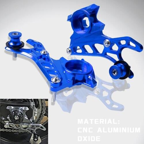 Motorcycle Left & Right CNC Rear Wheel Axle Stand Pick Up Hook Set For 2014-2017 Yamaha FZ MT 07 FZ07 MT07 FZ-07 MT-07 2015 2016