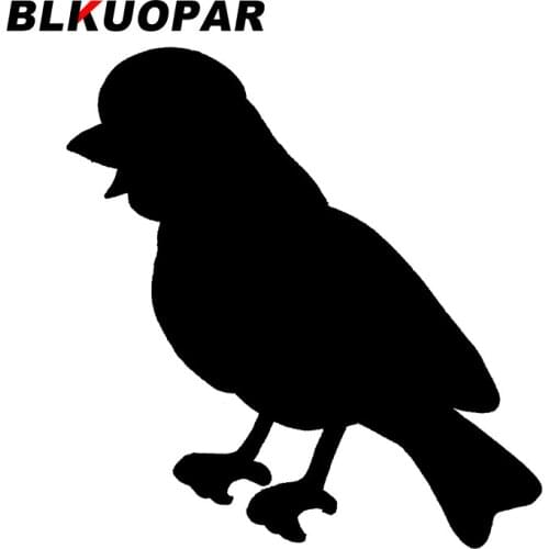 BLKUOPAR for Birds Symbol Icon Car Stickers Sunscreen Fashionable Decals Scratch-Proof Windshield Caravan Trunk Decor Car Goods