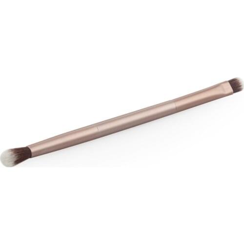 New Multi-functional Doubled Ended Eyeshadow Eye Shadow Makeup Cosmetic Brush Tool Champagne Gold Eye Shadow Makeup Beush