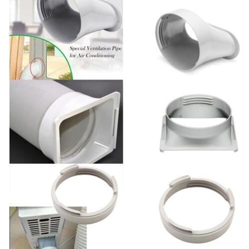 Portable Air Conditioning Body Exhaust Duct Interface ABS Home Air Conditioner Parts Exhaust Pipe Connector Hot Home Supplies
