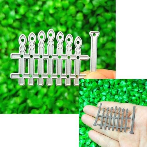 Metal cutting die is suitable for festival DIY scrapbook and greeting card album 3D creative fence template 2021 NEW