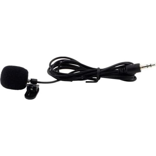 Mini Universal Portable 3.5mm Microphone Headset Lapel Lavalier Wired Microphone Suitable For Lecture Teaching Conference