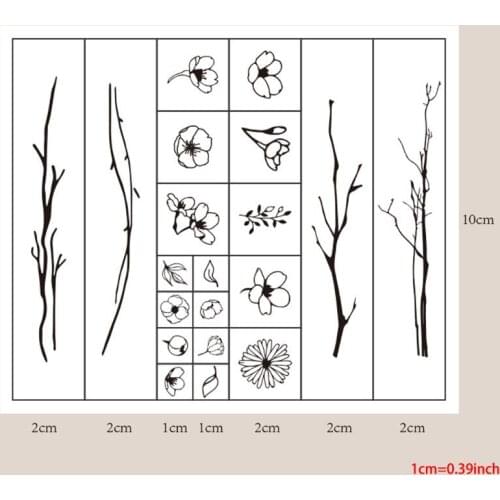 Vintage grass plants stamp DIY wooden rubber stamps for scrapbooking stationery N1HB